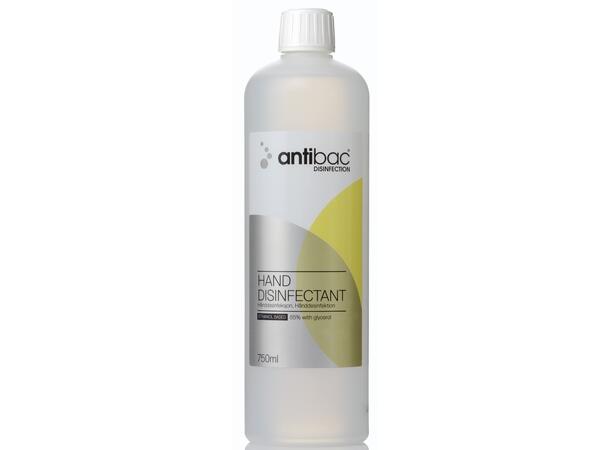 Hånddesinfeksjon ANTIBAC 85% 750ml Antibac på 750 ml flaske 